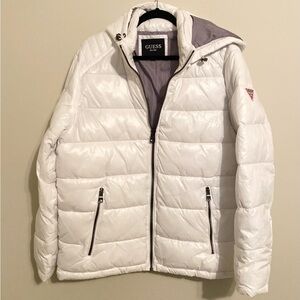 GUESS White Puffer‎ Jacket